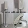 ZGOUO Speaker Stands Compatible with Sony HT-A9 7.1.4ch High Performance Home Theater Speaker SystemThe Stand can Hide The Power Cord and is Made of Aluminum Alloy Material (Silver Pair) view 3