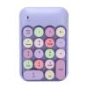 Bewinner Cordless Numeric Keypad, 18 Keys Retro Mini Number Keyboard with USB Receiver for Laptop, Office Girls and Family (Theme) view 4