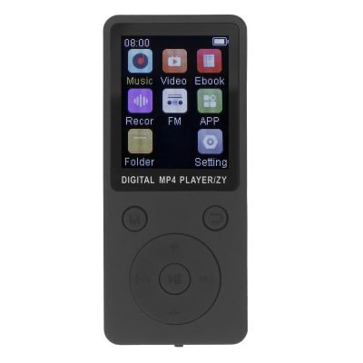 32GB MP3 Player with Bluetooth 5.0,1.8 inch Colour Screen Portable Music Player,Premium Audio Experience for Music Enthusiasts,Supports Expanded Up to 128GB (Black)
