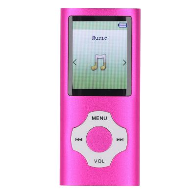32GB MP3 Player & MP4 Player,MP3 Music Player,HiFi Sound 1.8in Color Screen Portable Video Music Player with Picture Video Voice Recorder E Book for Sport Running (Pin-k Purpl-e)