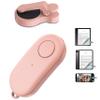 Remote Control Page Turner for Kindle Paperwhite Oasis Kobo eReaders,Kindle Clicker Page Turner Accessories for iPhone,iPad, Android Tablets Reading Novels,Camera Video Record&Shutter Selfie (Pink) view 1