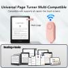 Remote Control Page Turner for Kindle Paperwhite Oasis Kobo eReaders,Kindle Clicker Page Turner Accessories for iPhone,iPad, Android Tablets Reading Novels,Camera Video Record&Shutter Selfie (Pink) view 3