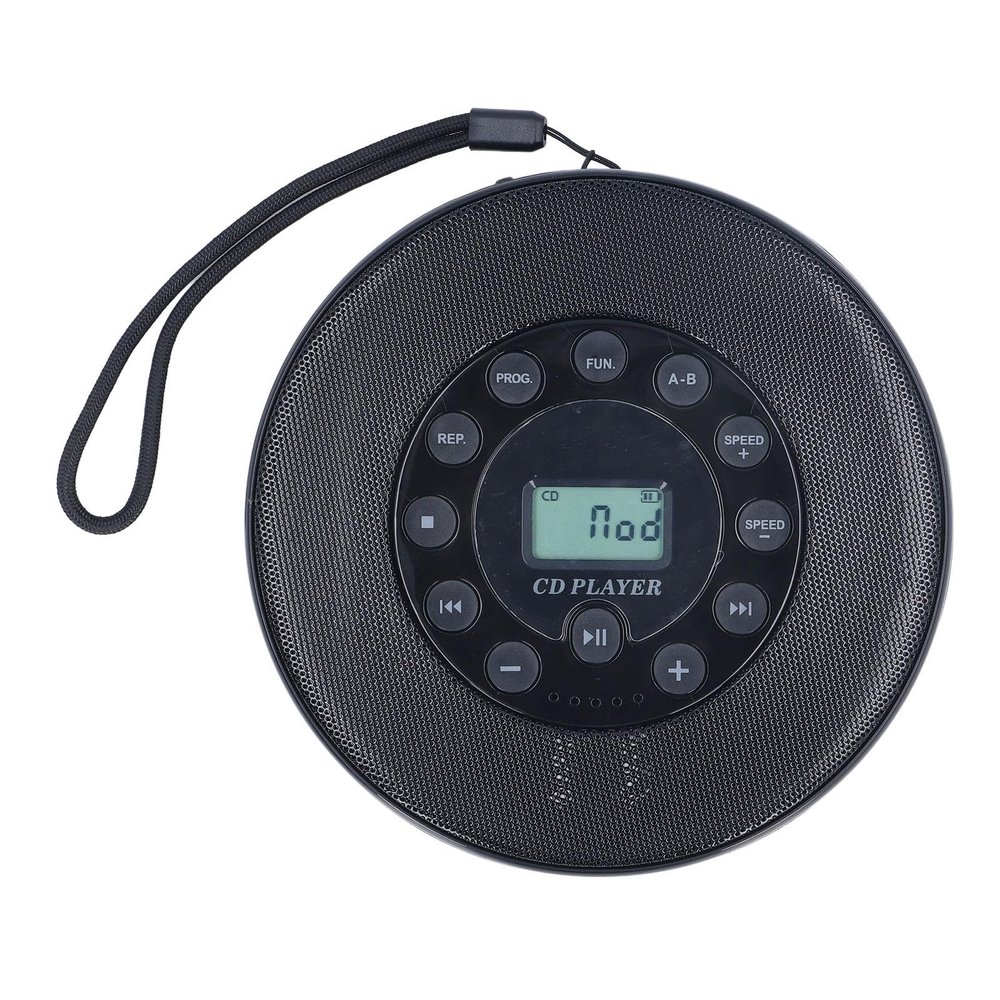 CD Player, Portable Bluetooth Desktop CD Player for Home with Speakers, Portable CD Player for Car,MP3 Compatibility Support Recording to USB Built in Microphone (Black)