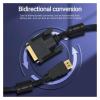 ACGTUY 4K DVI to HDMI-Compatible Cable Adapter Bi-Direction HDTV Male 24+1 DVI-D Male Converter Compatible with The X-Box HDTV DVD LCD 1m/1.5m/2m/3/5m(5m) view 4