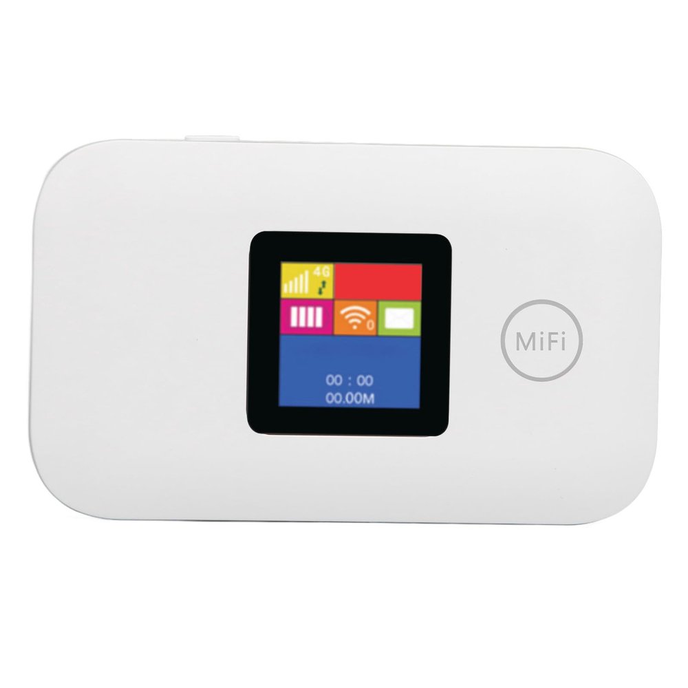 4G LTE Mobile Hotspot, SIM Card Slot Mobile Hotspot for Car Travel Camping Support 10 Users Connections 2100mAh Europe Asia Edition Mobile Travel Router for Travel