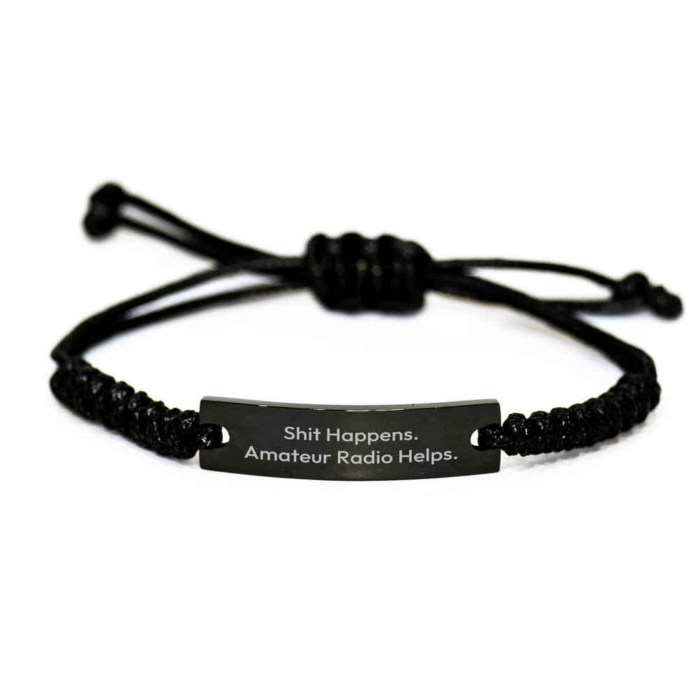 Bandillero Amateur Radio Brings Joy Funny Rope Bracelet Gifts from Men to Amateur Radio Friends on Birthday