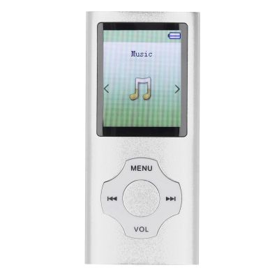 32GB MP3 Player & MP4 Player,MP3 Music Player,HiFi Sound 1.8in Color Screen Portable Video Music Player with Picture Video Voice Recorder E Book for Sport Running (Silver)