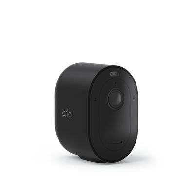 Arlo Pro 5S 2K Wireless Camera with Spotlight, Color Night Vision, Motion Detection, Dual-Band Wi-Fi, 2-Way Audio, Integrated Siren, Black, 1 Pack, VMC4060B (Renewed)
