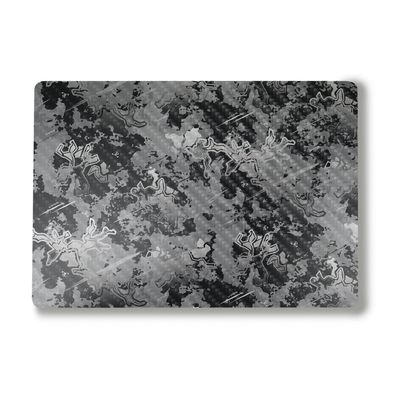 Carbon Fiber Laptop Skin Compatible with Alienware M18 R2 (2024) - Viper Urban - Premium 3M Vinyl Protective Wrap Decal Cover - Easy to Apply | Crafted in The USA by MightySkins
