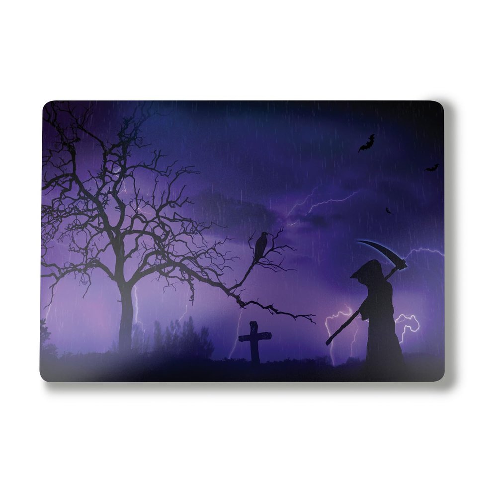 Laptop Skin Compatible with Alienware M18 R2 (2024) - Mystic Reaper - Premium 3M Vinyl Protective Wrap Decal Cover - Easy to Apply | Crafted in The USA by MightySkins