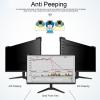 24in Computer Screen Private Filter Acrylic Anti Scratch Anti Blue Light Laptop Screen Protector for Students view 3