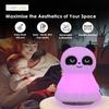 Combined Bluetooth Speaker & LED Nightlight With 9 Color Emissions, Child Friendly Silicone & BPA Free Monkey, USB Recharging, Receives Audio From Computer, Phone Or Tablet, Remote Control (Panda) view 3