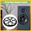 REPAIROCK Universal 8" Car Speaker Grills Cover Round 8 Inch Audio Speaker Subwoofer Guard Protective Case with Mounting Screws ABS Black - Pack of 2 Auto Replacement Parts view 3