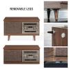 Crosley CR7023A-WA Serenade 8-in-1 Vinyl Record Player with 3-Speed Turntable, Bluetooth, AM/FM Radio, CD, Cassette, and Aux-in, Walnut view 3