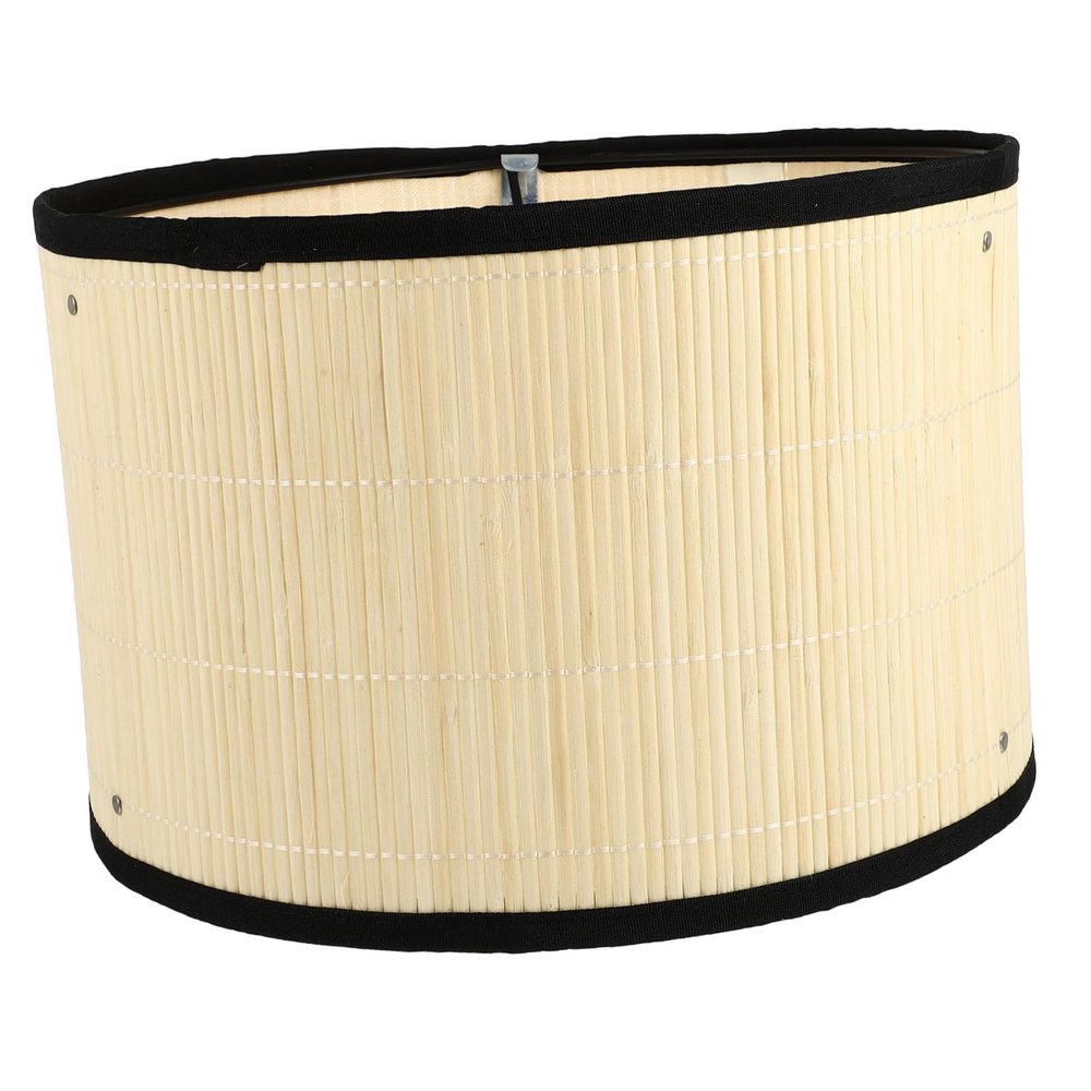 MERRYHAPY Japanese Style Bamboo Lamp Shade Elegant Pendant Light Cover for Ceiling Chandelier Decorative Lampshade for Home Decor and Cozy Atmosphere