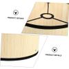 MERRYHAPY Japanese Style Bamboo Lamp Shade Elegant Pendant Light Cover for Ceiling Chandelier Decorative Lampshade for Home Decor and Cozy Atmosphere view 3