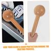 VANZACK 2pcs Softball Glove Mallet Portable Wooden Hammer for Baseball and Softball Glove Break Smooth Design Easy to Use for Shaping and Softening view 2