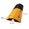 LYUCAYHQ 1 Pcs 1 Channel Cable Protector, 11000 Lbs/axle Capacity Heavy Duty Speed Bumps for Road, Driveway Ramp, Floor Cable Cover, for Indoor & Outdoor(100 * 35 * 9.5cm/39 * 14 * 3.7in) view 2