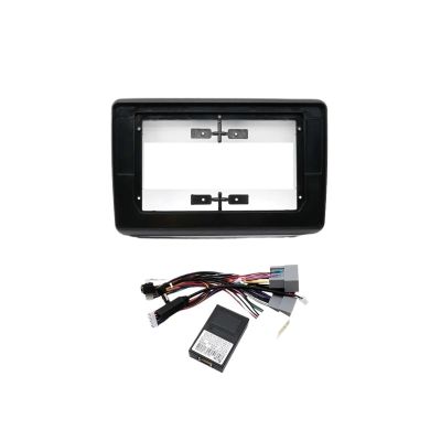 10.1 Inch Compatible with Honda XRV HRV WRV VEZEL 2015-2020 Android MP5 GPS Player Dash Panel Frame 2Din Stereo Cover Car Radio Fascia Trim(Frame cable canbus)