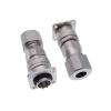 BHUPWZE 1Pcs Servo Motor Connector CM10 10pin Angle Straight 2 Core Servo Encoder Socket DDK Metal Connectors(Straight 10Pin) view 4
