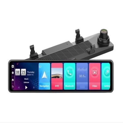 4GB+32GB Car DVR Camera 4G Compatible for Android 8.1 Stream Rearview Mirror 12inch 1080P Drive Video Auto Recorder Registrator Dash Cam(Z72,None1)