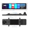 4GB+32GB Car DVR Camera 4G Compatible for Android 8.1 Stream Rearview Mirror 12inch 1080P Drive Video Auto Recorder Registrator Dash Cam(Z72,None1) view 4