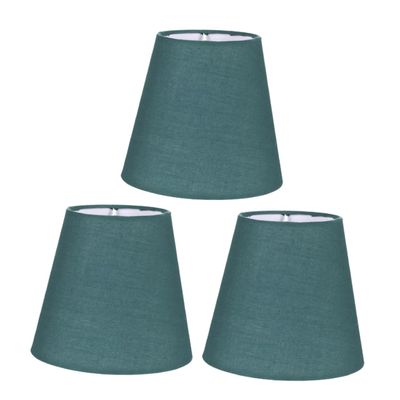 HOLIDYOYO 3pcs Cloth Lamp Shade Soft Fabric Hanging Light Cover for Home Decor Easy Self-assembly Warm Ambiance for Living Room and Bedroom
