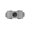 BHUPWZE Heavy Duty Connectors HDC-HE-016-1/2/3/4 F/M 16pin 16A Screw Connection 500V Industrial Rectangular Aviation Connector Plug(HDC-HE-016-4) view 4