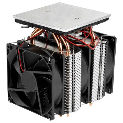DIY Mini Fridge, 12V 10A Thermoelectric Cooler System HT064112 Semiconductor Refrigeration DIY Mini Fridge for Pet with Large Cooling Plate and Hollow Copper Pipes for Quick