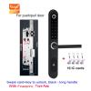 QDVOPHZA Tuya APP Waterproof Smart Fingerprint Password Card Door Lock Biometric Bridge-Cut Aluminum Alloy for Pull Push Sliding Door(Kit9) view 2