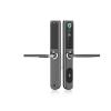QDVOPHZA Tuya APP Waterproof Smart Fingerprint Password Card Door Lock Biometric Bridge-Cut Aluminum Alloy for Pull Push Sliding Door(Kit9) view 3