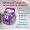 HANNLOMAX HX-338CD CD Boombox, Radio, Cassette Recorder (Purple) view 2