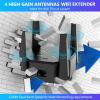 2025 WiFi Extender Signal Booster for Home, AC1200 Mbps Dual Band (5GHz/2.4GHz), Coverage up to 12880 sp.ft and 45 Devices, Easy to Set Repeater Wireless with Ethernet Port (Black) view 2