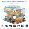2025 WiFi Extender Signal Booster for Home, AC1200 Mbps Dual Band (5GHz/2.4GHz), Coverage up to 12880 sp.ft and 45 Devices, Easy to Set Repeater Wireless with Ethernet Port (Black) view 3