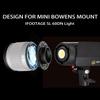 IFOOTAGE 3INT-MB 15-50 Intensifier Fresnel with Mini Bowens Mount,Flexible Angle Control,Compact Barndoor Included,for 60DN,60BNA,130DNA Camera Video Light view 4