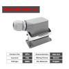 BHUPWZE Heavy Duty Connectors HDC-HE-006-1/2/3/4-L F/M 6pin Screw Connection 16A 500V Industrial Rectangular Aviation Connector Plug(HDC-HE-006-1-L) view 2