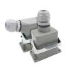 BHUPWZE Heavy Duty Connectors HDC-HE-006-1/2/3/4-L F/M 6pin Screw Connection 16A 500V Industrial Rectangular Aviation Connector Plug(HDC-HE-006-1-L) view 4