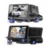 NIHUIFA High-Definition 1080P Car Inches Video Recorder Auto Registrator with 3 Ways Cameras for Vehicle view 2