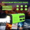 Emergency Crank Radio, 20000mAh Solar Hand Crank Weather Radio NOAA/AM/FM view 2
