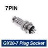 BHUPWZE GX20 Aviation Connector Plug Male Female Metal Circular Quick Connector 2Pin 4 Pin 8pins 12 Pin 15 Pin(7 pin) view 2