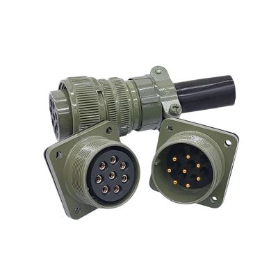 BHUPWZE MS3102 MS3106 MS3108 Connector 5015 MIL STD 8pin 19pin Plug&Socket 22-14 22-23 MIL-C Circular Connectors(Plug 3108 22-14P)