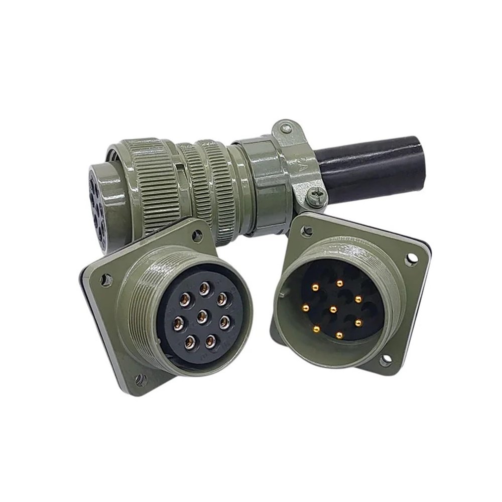 BHUPWZE MS3102 MS3106 MS3108 Connector 5015 MIL STD 8pin 19pin Plug&Socket 22-14 22-23 MIL-C Circular Connectors(Plug 3108 22-14P)