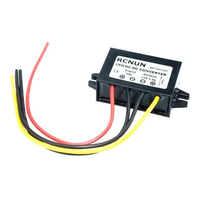 24 Volt to 12 Volt 18W Step Down DC DC Converter 24V to 12V 1.5A 3A 5A Car Power Converters(24V to 12V 5A)