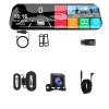 A20P Car DVR Mirror 10 Inch Dash Cam Front and Rear 1080P Driving Recorder Parking Monitor Night Vision Black Box(A20P-6M RCC-HWK,64G1) view 1
