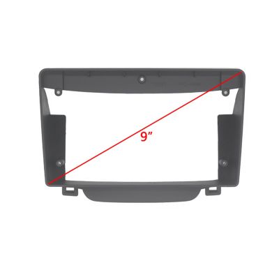 Carbon Fiber Car Center Console Air Vent Condition 9" 2 Din Head Unit Car Radio Fascia/Fit For Hyundai I30 2012-2016 Auto Stereo Audio Player DVD Panel Dash Kit Frame Bezel Faceplate Car Stereo Dash