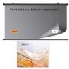 BERWDUXA 60/72in Home Theater Projector Screen Manual Pull Down Projection Screen 4K HD 4:3 16:9 Double Sided Movie Screen, Light-Resistant, Wall Mount(72inch-16:9) view 4