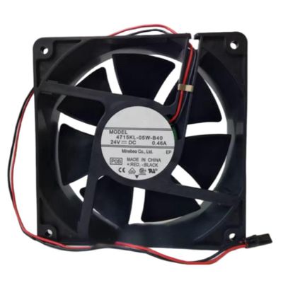 4715KL-05W-B40 Fan 12CM for 24V 0.46A 12038 120X120X38MM 2-Wire Cooling Fan
