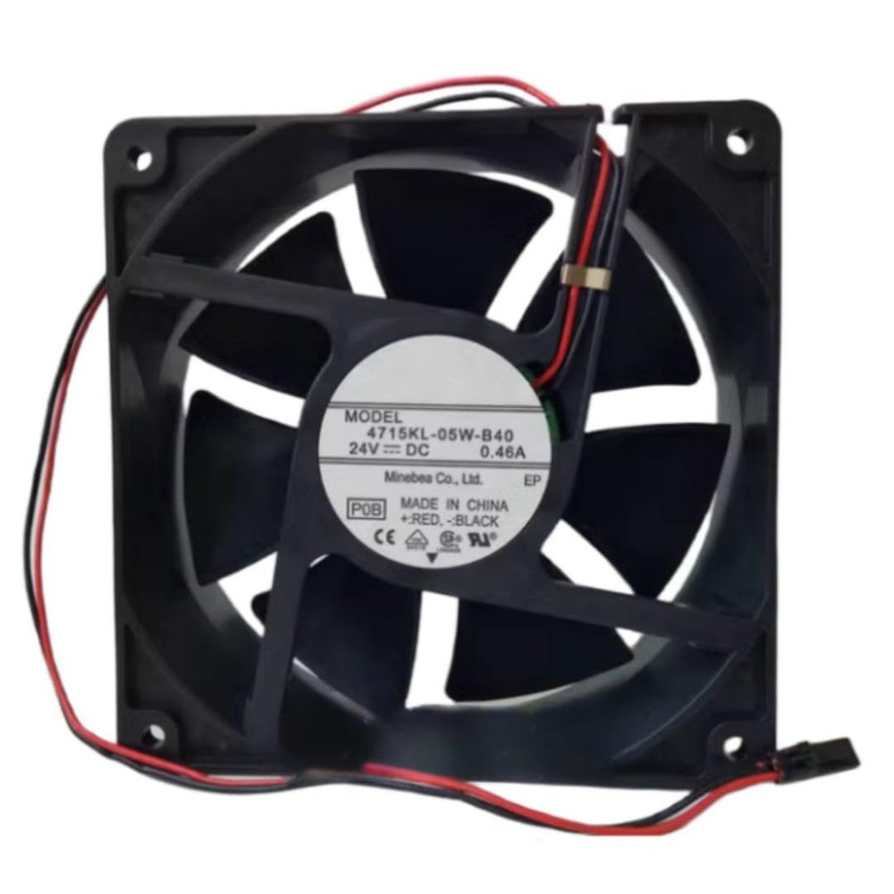 4715KL-05W-B40 Fan 12CM for 24V 0.46A 12038 120X120X38MM 2-Wire Cooling Fan