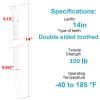 14 Inch Zip Ties Double Sided Toothed,100 LBS Tensile Strength Heavy Duty Cable Wire Ties With Self-Locking Adjustable More Durable Nylon Tie Wraps for Indoor Outdoor200 Pack view 2