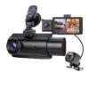 3 Channel Dash Cam Front Inside Rear Three Way Car Dash Camera, 2K+1080P Dual Channel with IR Night Vision Camcorder(3 Camera,32G1) view 2